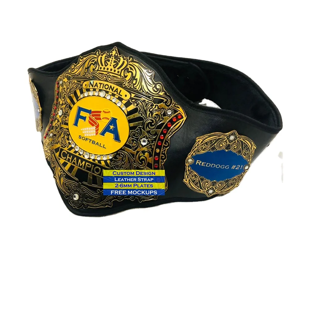 Custom Heavyweight Wrestling Title Championship Belts top quality 2022