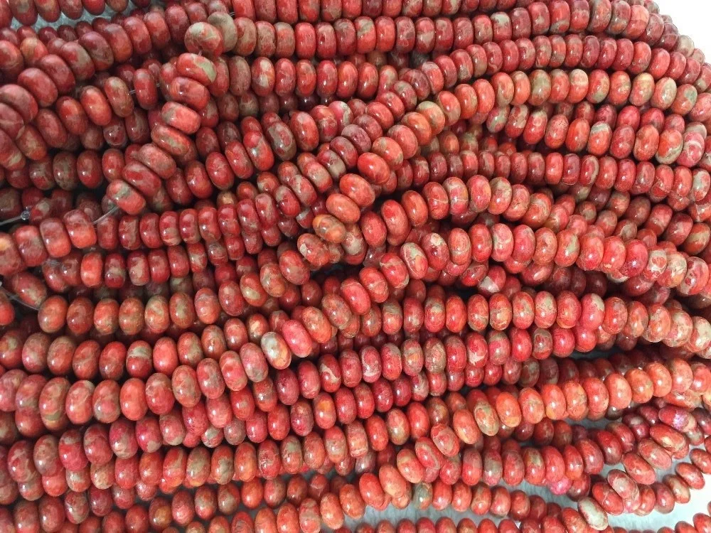 Coral Gemstone Beads Bone Round