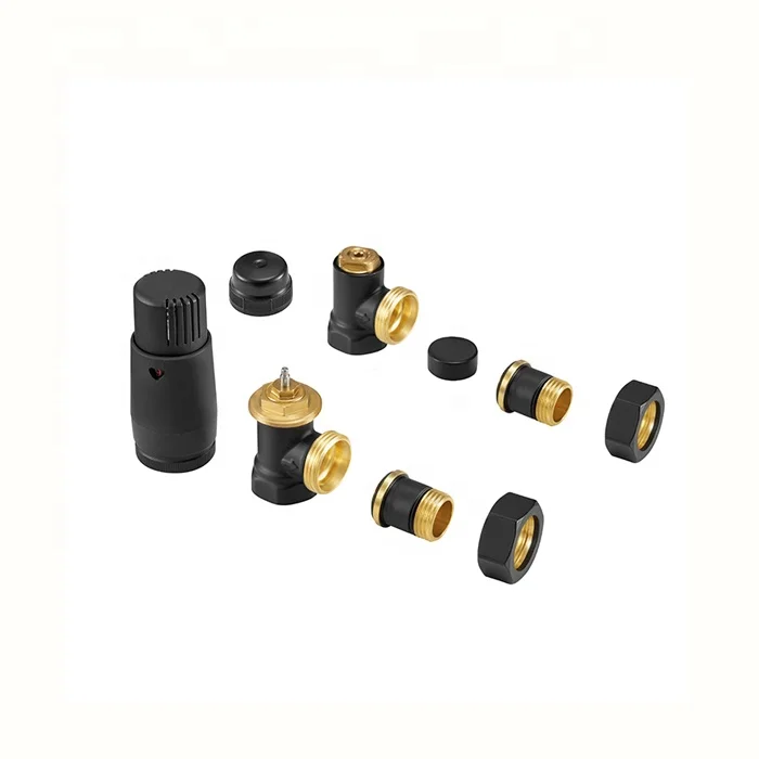 Heated Towel Rack Thermostatic Radiator Heating Valve Smart Home TRV Angled  Valve