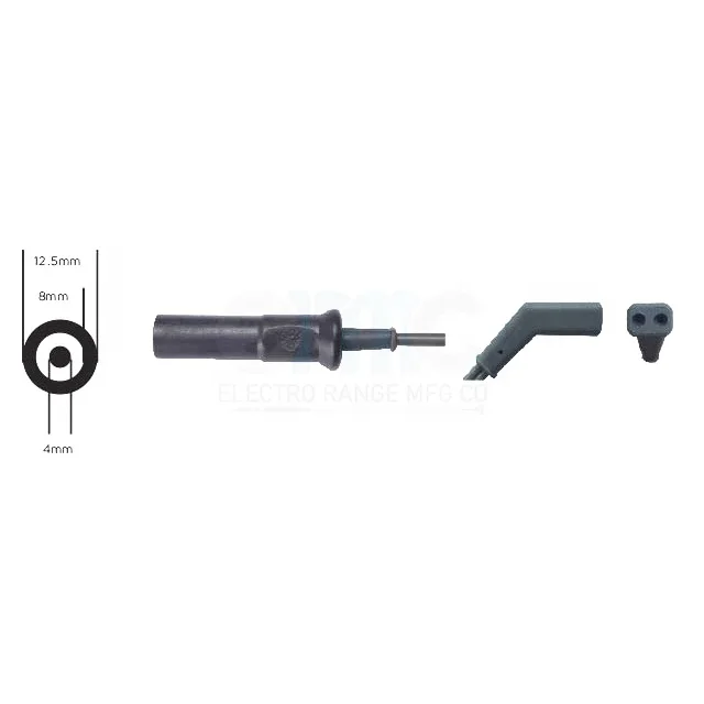 wholesale Best Quality Electrosurgery Diathermy Bipolar Cable Two Pin Fitting Angled Simons Sutter Bm50 T Series ACC ICC 4mm