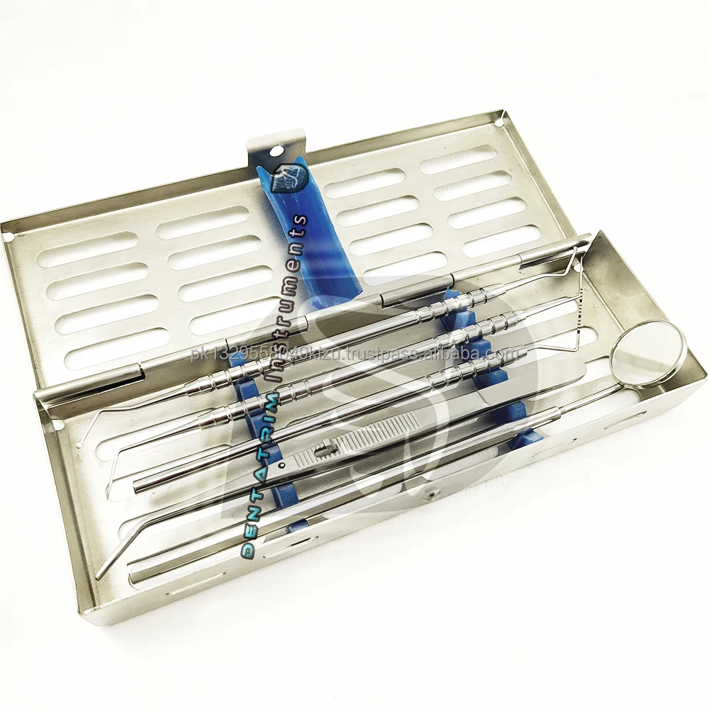 Набор стоматологических базовых эндодонтических инструментов стоматологический зонд Explorer пинцет зеркальная ручка CE PK пользовательские стоматологические эндонтические инструменты