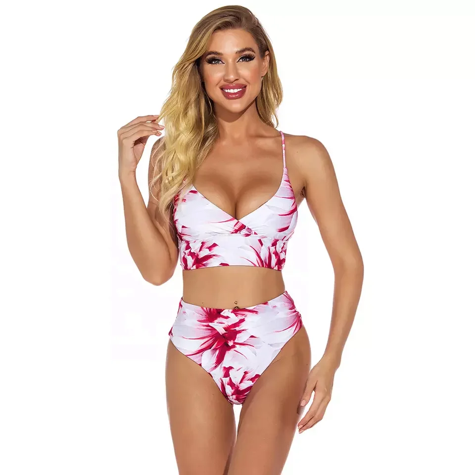 New Style Bikini wetsuit Swimsuit skin Sublimated Bikini free diving wetsuit contrast color