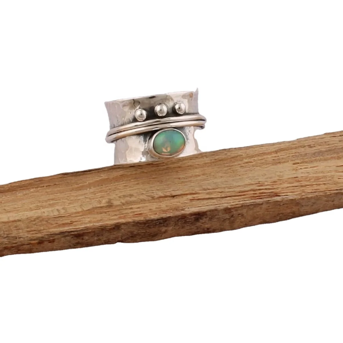 Оптовая продажа кольцо-Спиннер из натурального опала для медитации