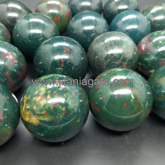 Bloodstone Spheres  Wholesale Premium Quality Bloodstone Healing Crystal Balls Reasonable Price Bloodstone Ball| Buy Jilaniagate
