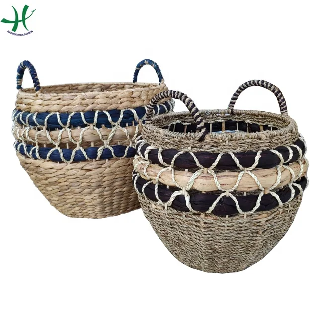 Summer Woven Storage Basket, Clothes Storage Basket for  storage & organization, natural material