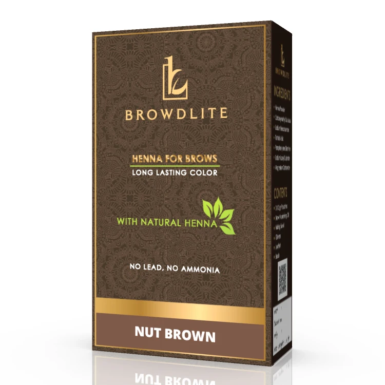 Professional 15-Color Eyebrow Tint Kit with Herbal Ingredients Henna Brow and Mixing Bowl Brush for Lash Lift