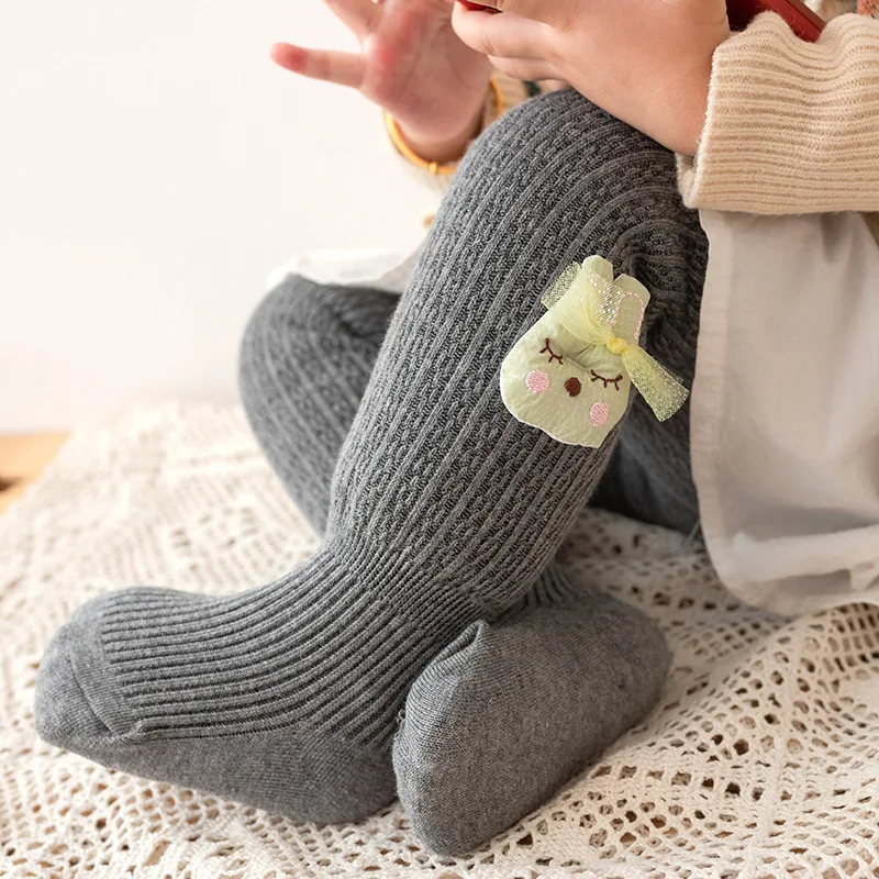 Hot Selling Winter Super Thick Warm Cloud Velvet Fuzzy Fluffy Kids Pantyhose Cute Animals Doll Thermal Baby Kids Pantyhose