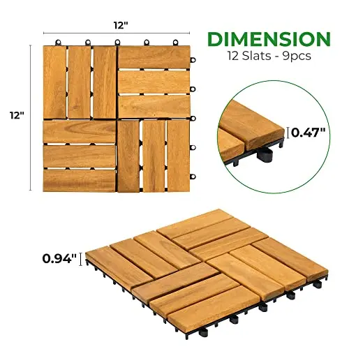 Super hot item HP-12SVN flooring wood texture solid wood tile for home decoration balcony/entry floor tile