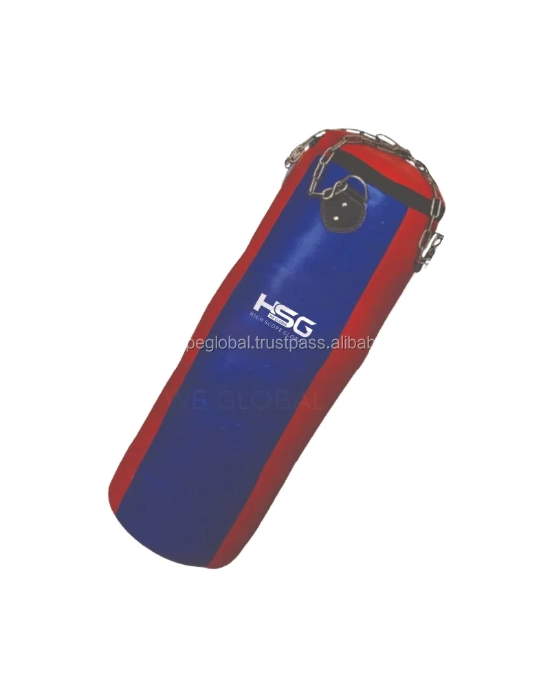 Best Quality Boxing Punching Bag MMA unfilled PU Leather Muay Thai Martial art club KickBoxing bag