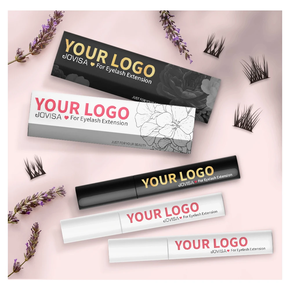 Self adhesive eyelash cutomization self adhesive lash diy lashes set Segment lash diy  glue