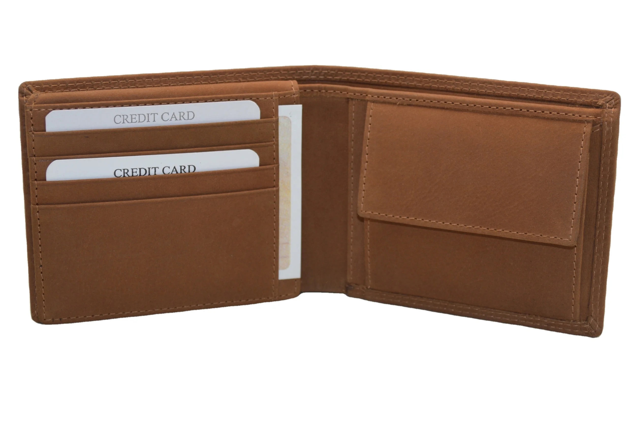 Vintage Crazy Horse Leather Mens Card Holder Rfid Wallet Bifold Short Wallet Genuine Leather For Men