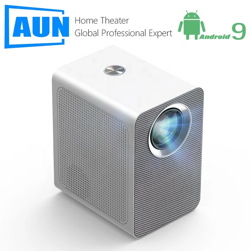 AUN ET50S MINI Projector Android Full HD 1080P Home Theater Cinema Projectors LED portable 4K Video Beamer WIFI Mobile Phone