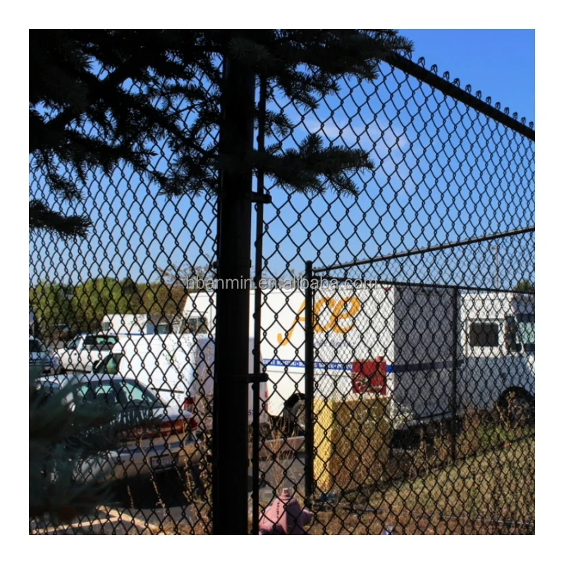 wholesale diamond shape cyclone wire mesh 6 foot 8 foot galvanized vinyl coated chain link fence prices