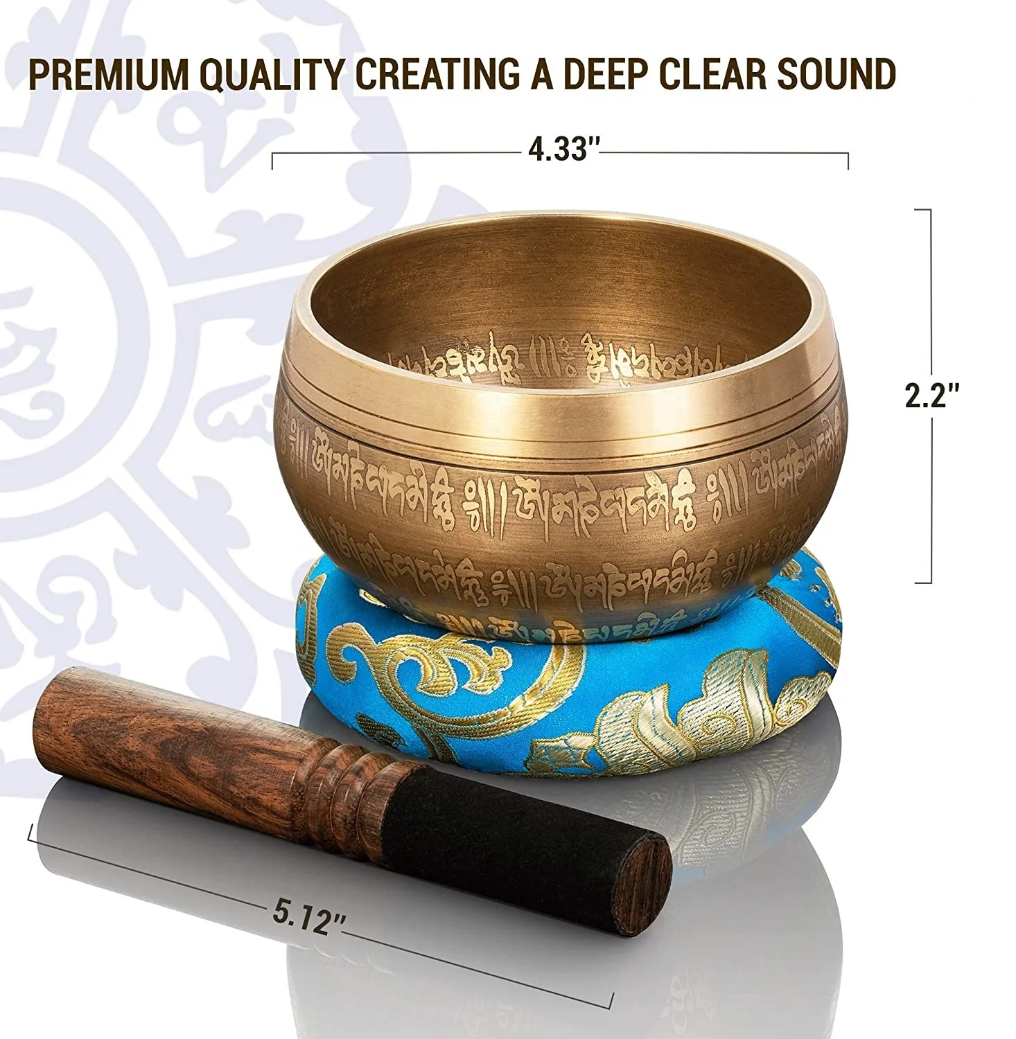 High Performance Peaceful Resonance Singing Bowl For Meditation Home Decor Bronze Spiritual Bowl