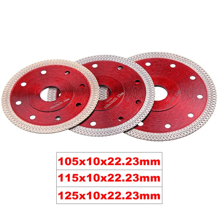 long life 115mm cutting disc turbo segmented ceramic blade wet dry cutting blade diamond saw blade for tile marble porcelain