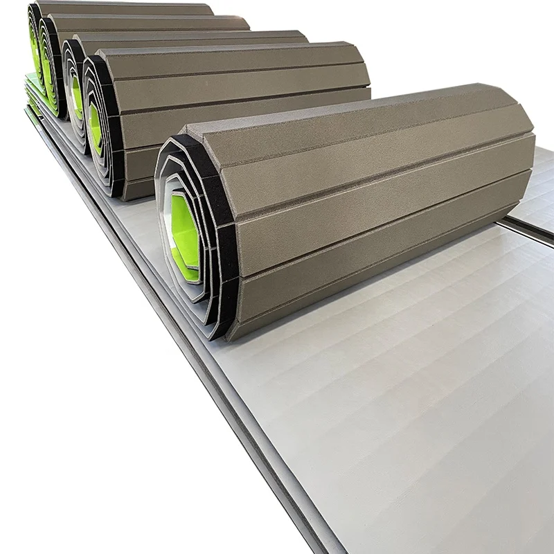Wholesale OEM Customized XPE Foam Exercise Fitness Mat Judo BJJ Flexi Roll Out Mats
