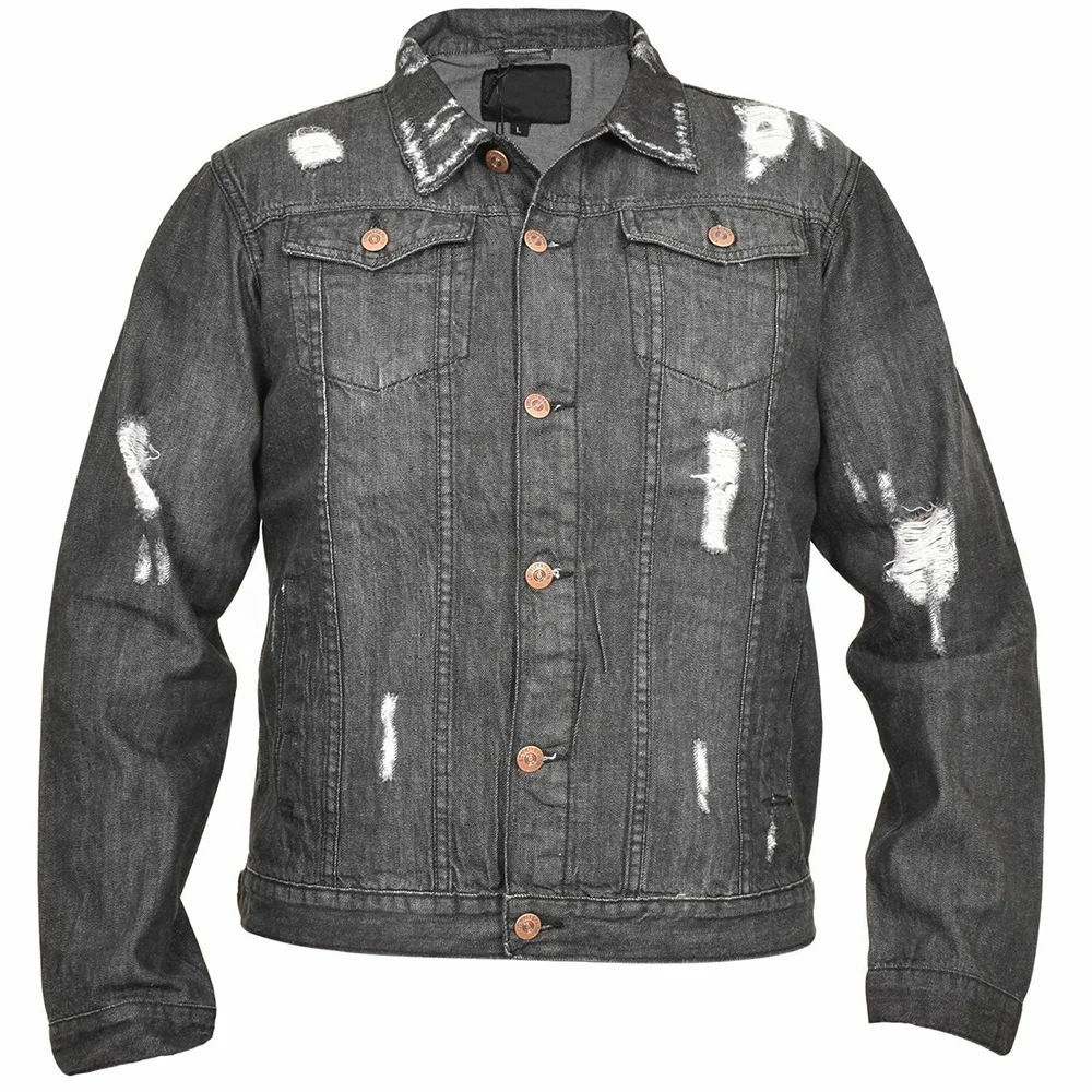 China Suppliers Denim Cotton Fabric Jackets Manufacturer Pigment Washing OEM Custom Men trendy cloth for men  Jean Denim Jacket