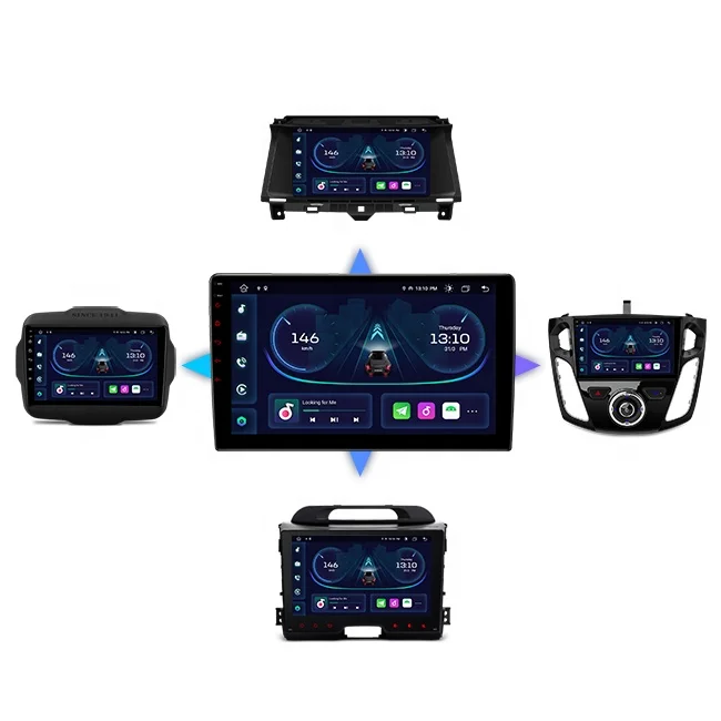 9 inch Universal Android 11 Customize Panel Stereo with Automotive Grade Hardware TDA7708 Radio Optimized CANbus Decoding