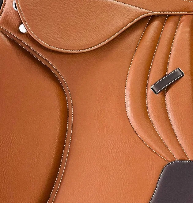 Top Quality Horse Jumping Saddle Made By Genuine Fine Quality Soft Seat Leather English Saddle For Horse Ridding