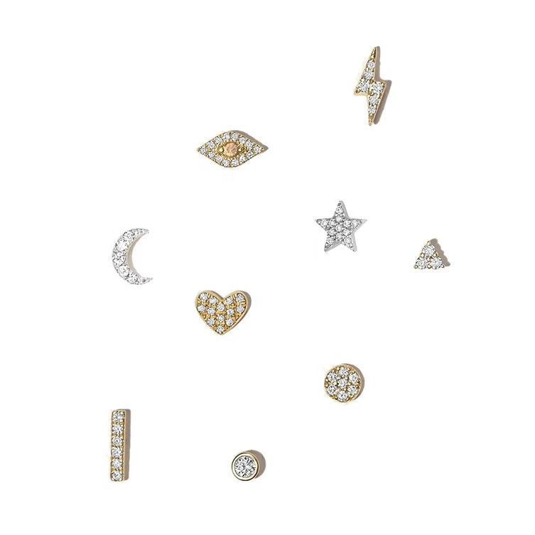 Лидер продаж 925 стерлингового серебра 14K/18K позолоченные Популярные изысканные ювелирные изделия в классическом стиле коллекция украшений из фианита оптовая продажа