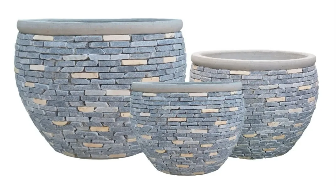 OEM/ODM Bali Pot Stone Handcraft 100% Natural made in Vietnam for Villa Hotel Home with Multi Size from Top Manufacturer