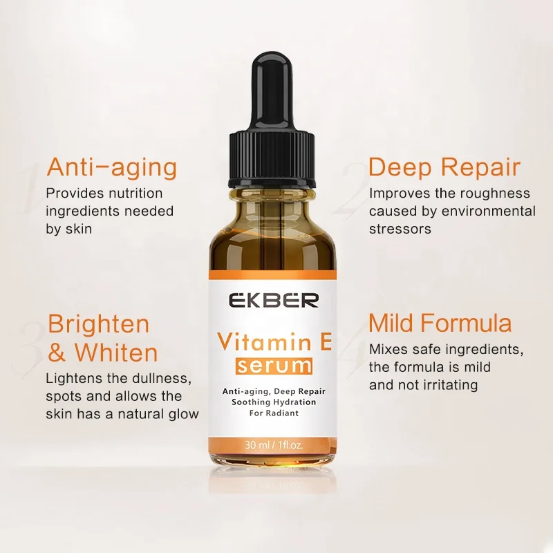 Firming Vitamin E Serum Private Label  Hydrating retinol Anti-aging Moisturizing Vitamin C Vitamin E Face Serum