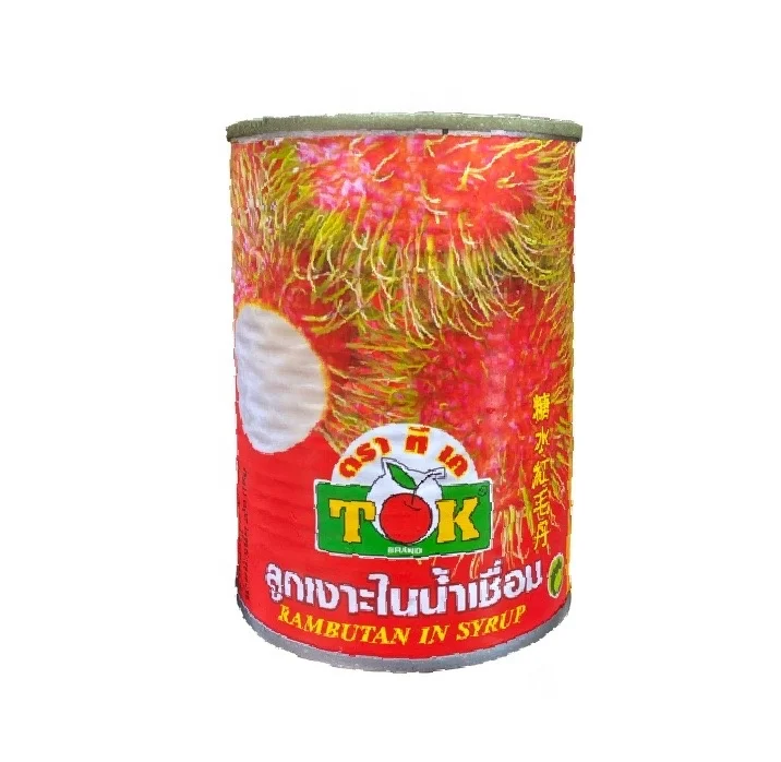 Консервированный Rambutan в сиропе сладко-кислый свежий фруктовый продукт из Таиланда лучший