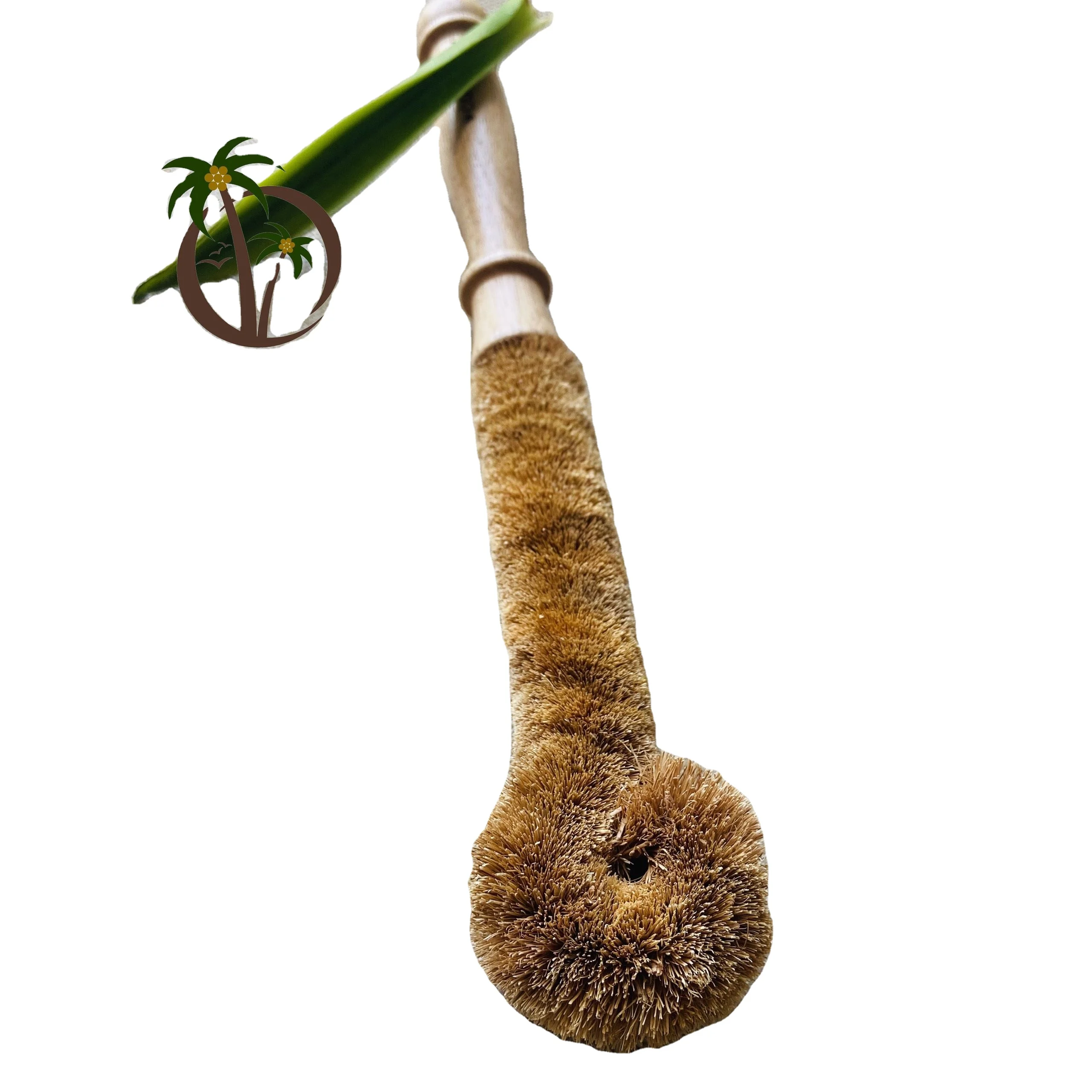 Coconut Kitchen Brush Multi Purpose Wholesale Manufacture Price Eco-Friendly Coconut Brush Kitchen Cleaning Brush from Coconut