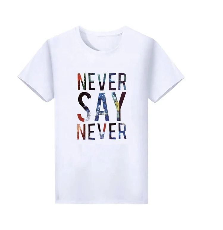 Iron On Printable Print Film Clothing Label Heat Transfers For Tshirts Transfer Printing Wholesale Custom Design Unisex Tee Shir