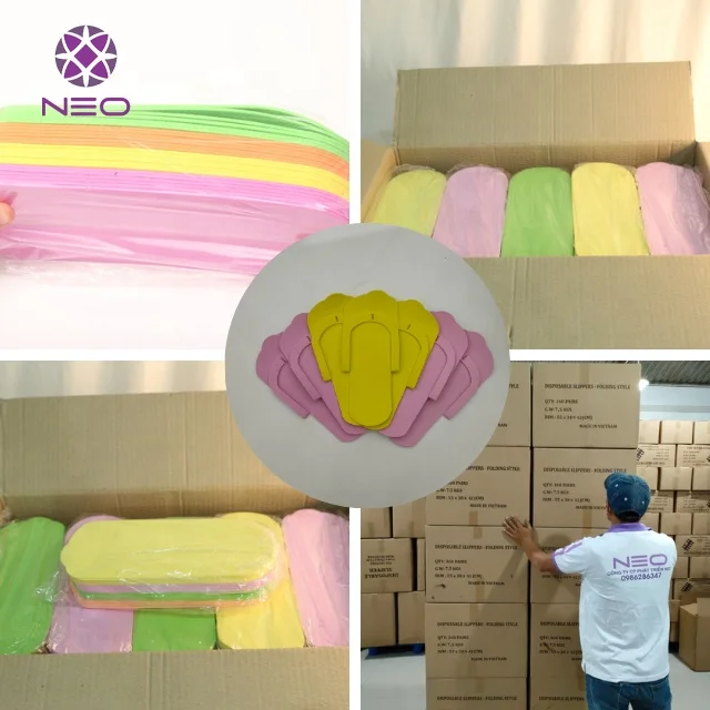 Easy To Carry Flip Flop Nail Salon Spa Slipper With OEM/ODM Service Ready To Ship From Vietnam Manufacturer