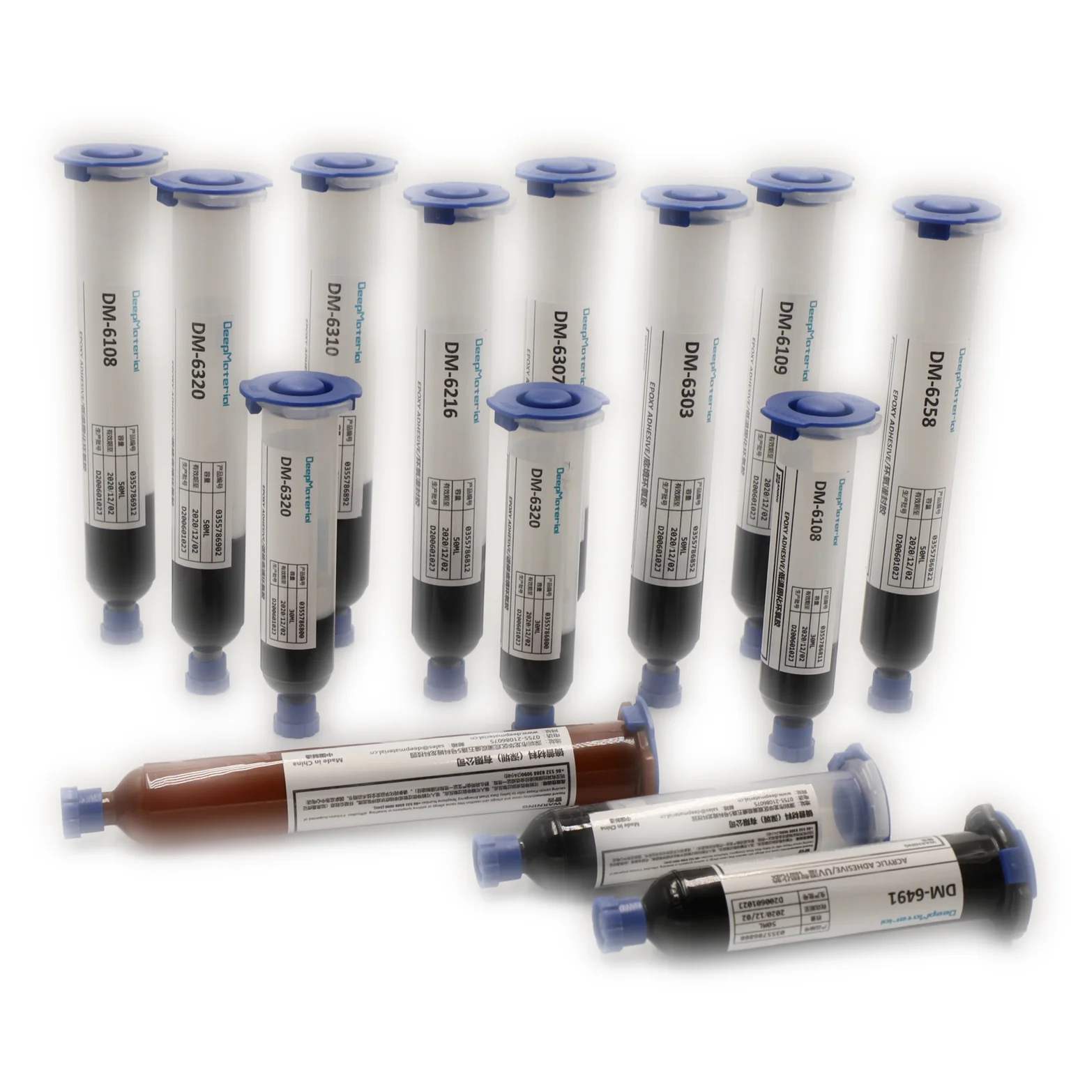 DeepMaterial Black liquid Heat curing Epoxy resin Encapsulant for COB encapsulants dam&fill