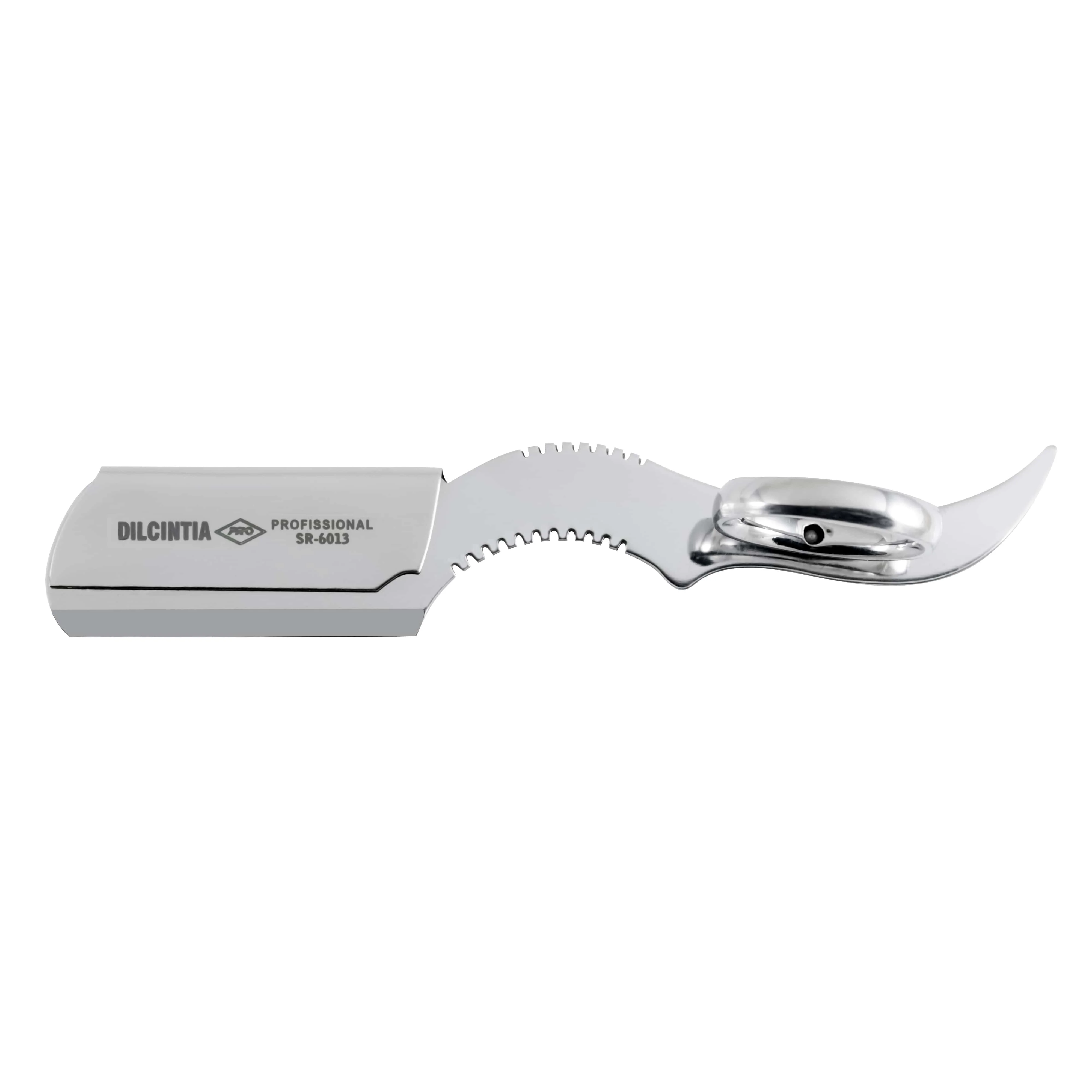 Professional Stainless Steel Moveable Thumb Barber Razor Barber Pool Finish with Customized Logo and Packing