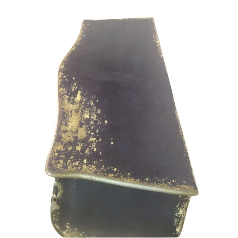 Vintage Zebra Print Commode French Style Solid Wood Chest of Drawers for Antique Bedroom Furniture Set and Hotel Furniture