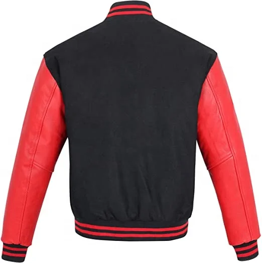 2021 Varsity Jackets Baseball Letterman Jacket Wool and Leather Premium Quality Unisex Basketball Jacket leather sleeves