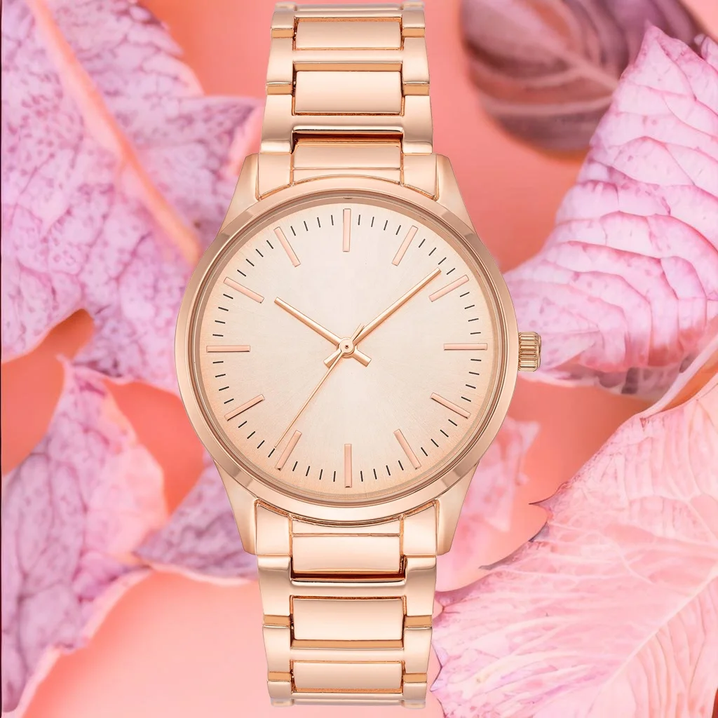 Высококачественные женские часы из нержавеющей стали с несколькими вариантами цветов, персонализированные кварцевые часы в вашем стиле для женщин