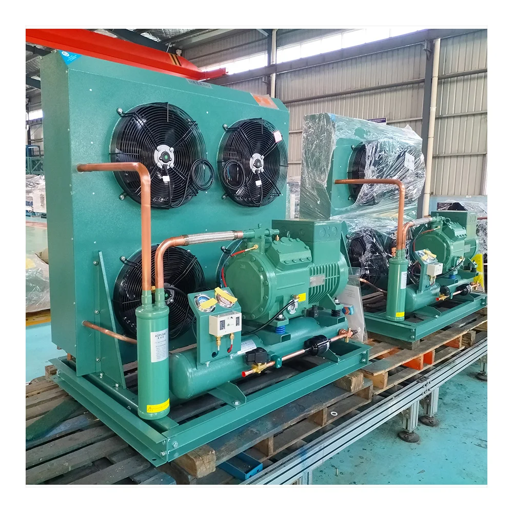 20HP 25HP 30HP Two storage Semi enclosed piston compressor refrigeration unit for blast freezer room