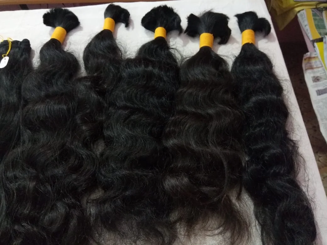 Cuticle Aligned BONE STRAIGHT Hair Color Blonde Mix Brown HUMAN HAIR EXTENSION to make HUMAN HAIR