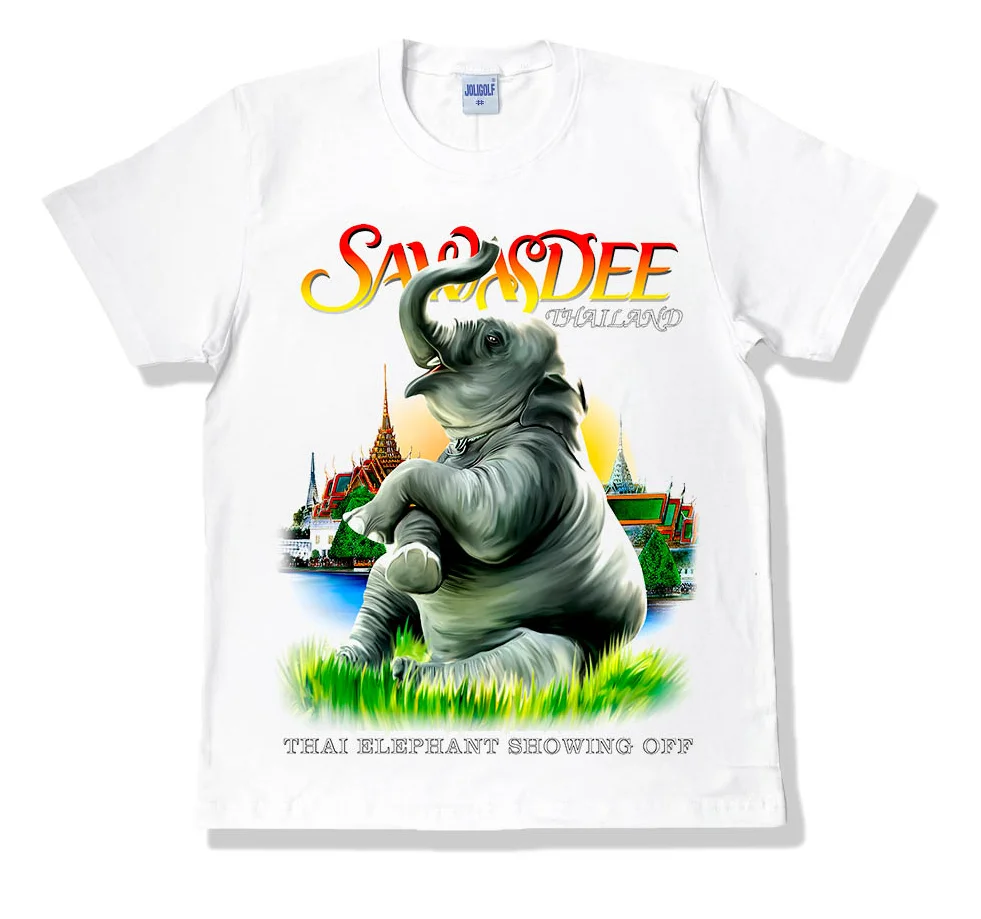 Hi Elephant Showoff T-Shirt-OEM Custom 100% Cotton Premium Quality Original Design-Oversized XL Size Women Men Manufacturer