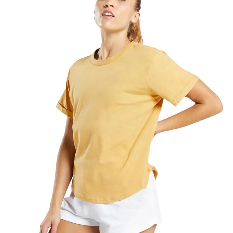 Best Design Female T-Shirt Wholesale T Shirt For Women Casual 100% Cotton Blank T-Shirt Women