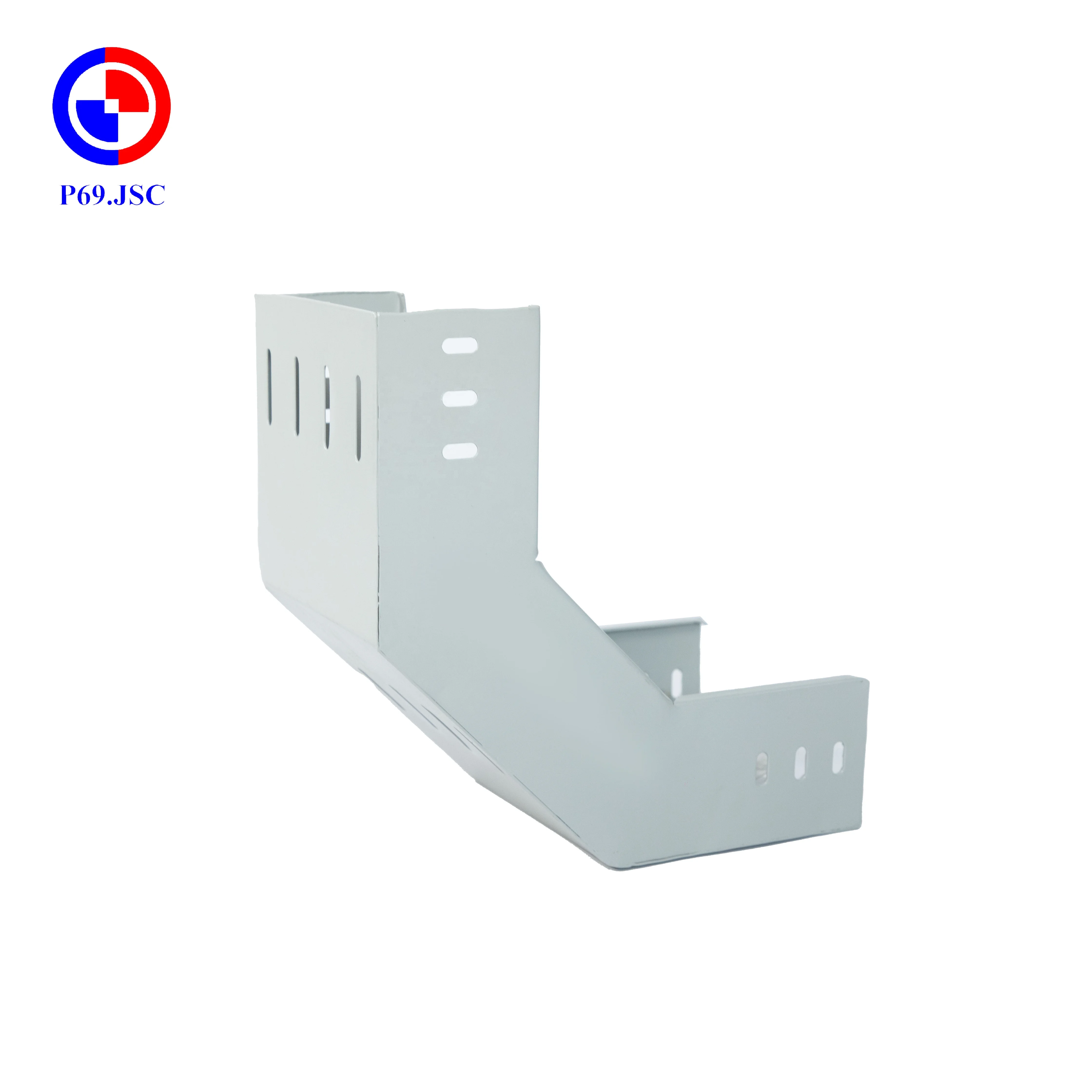 Upward Elbow Cable Tray Accessories Easy To Install Aging Resistant Protect Wires High Quality OEM Powder Coating