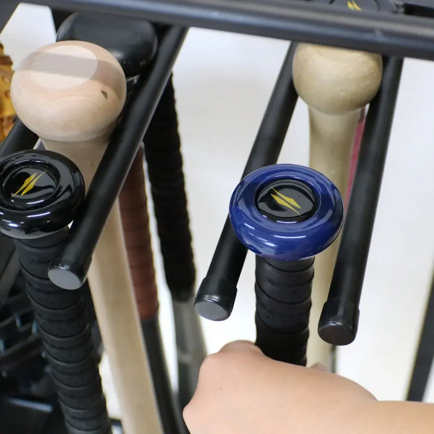 baseball helmet and bat sports equipment storage rack for garage