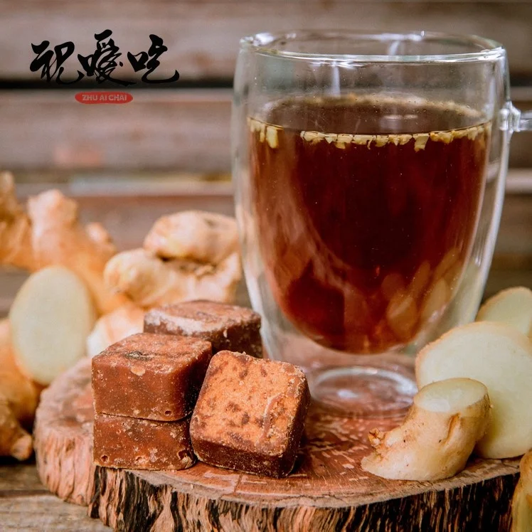 
Handmade high quality brown sugar ginger tea blocks 