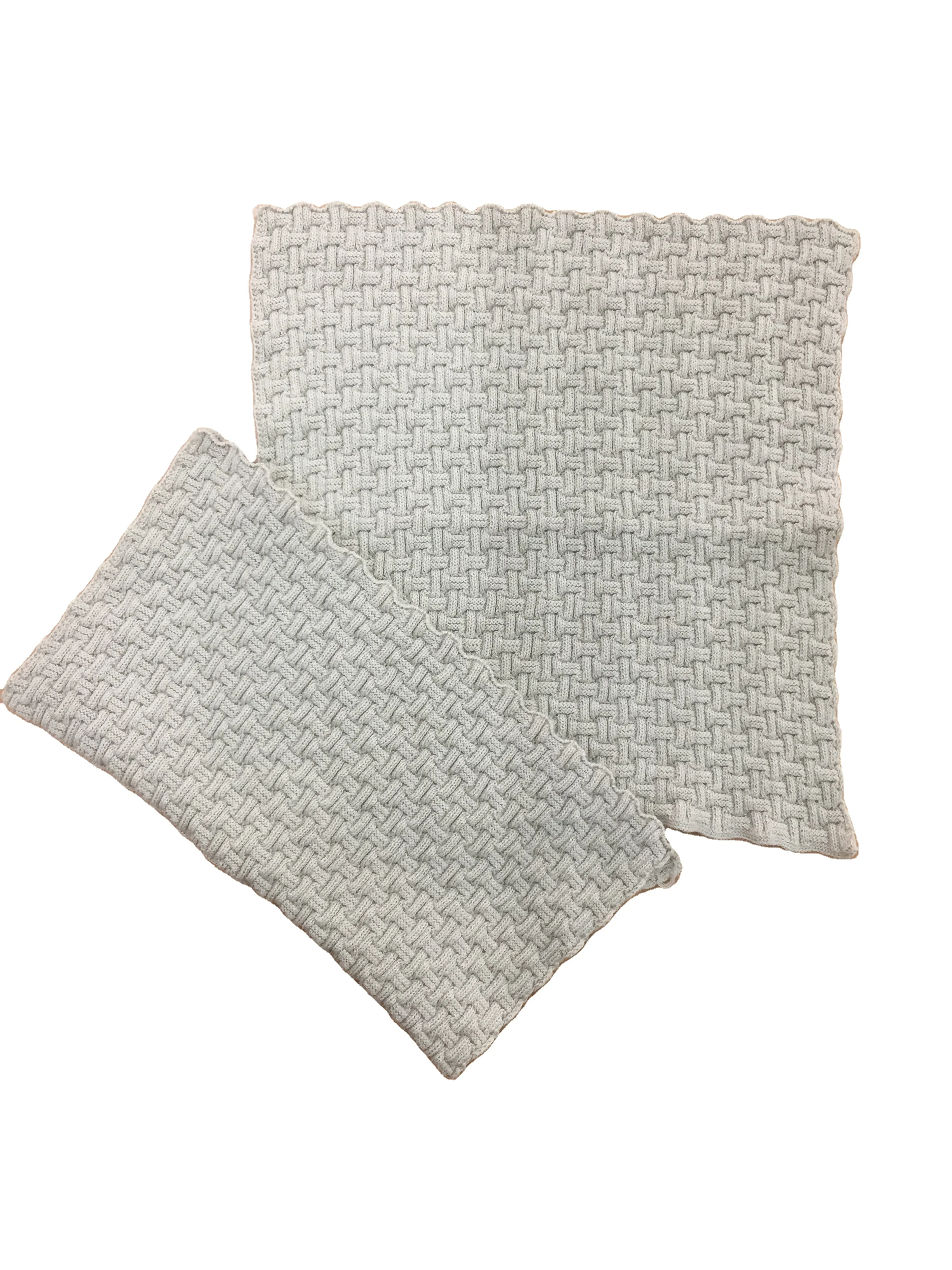 Вязаные Салфетки из 100% органического хлопка сертифицированные чистящие салфетки для посуды и кухонные набор кухонных полотенец