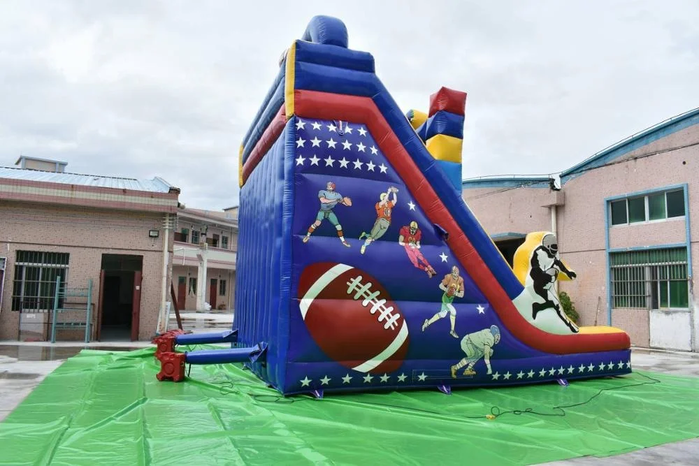 Big commercial and party rental champion  inflatable dry slide for kids and adults