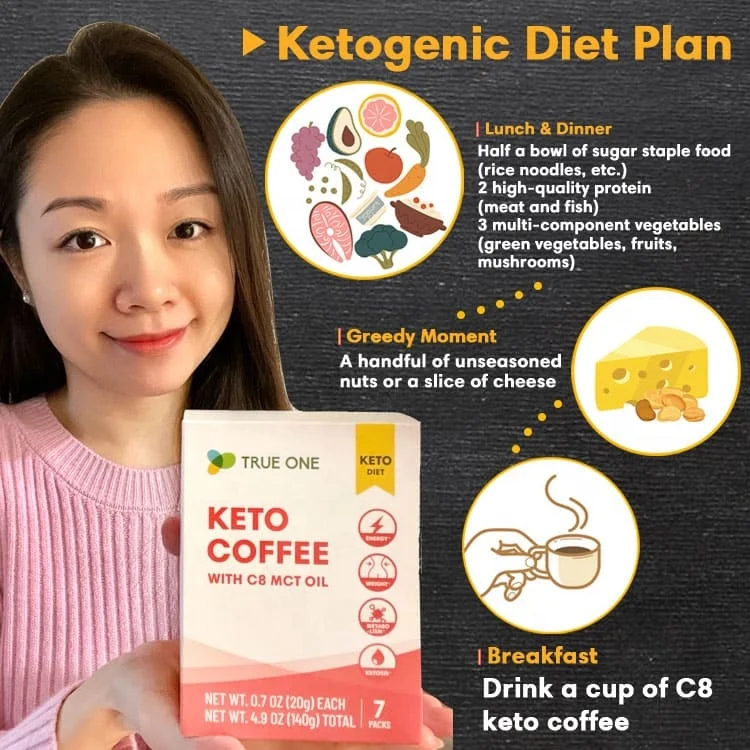 Bulletproof coffee keto powder with C8 MCT oil