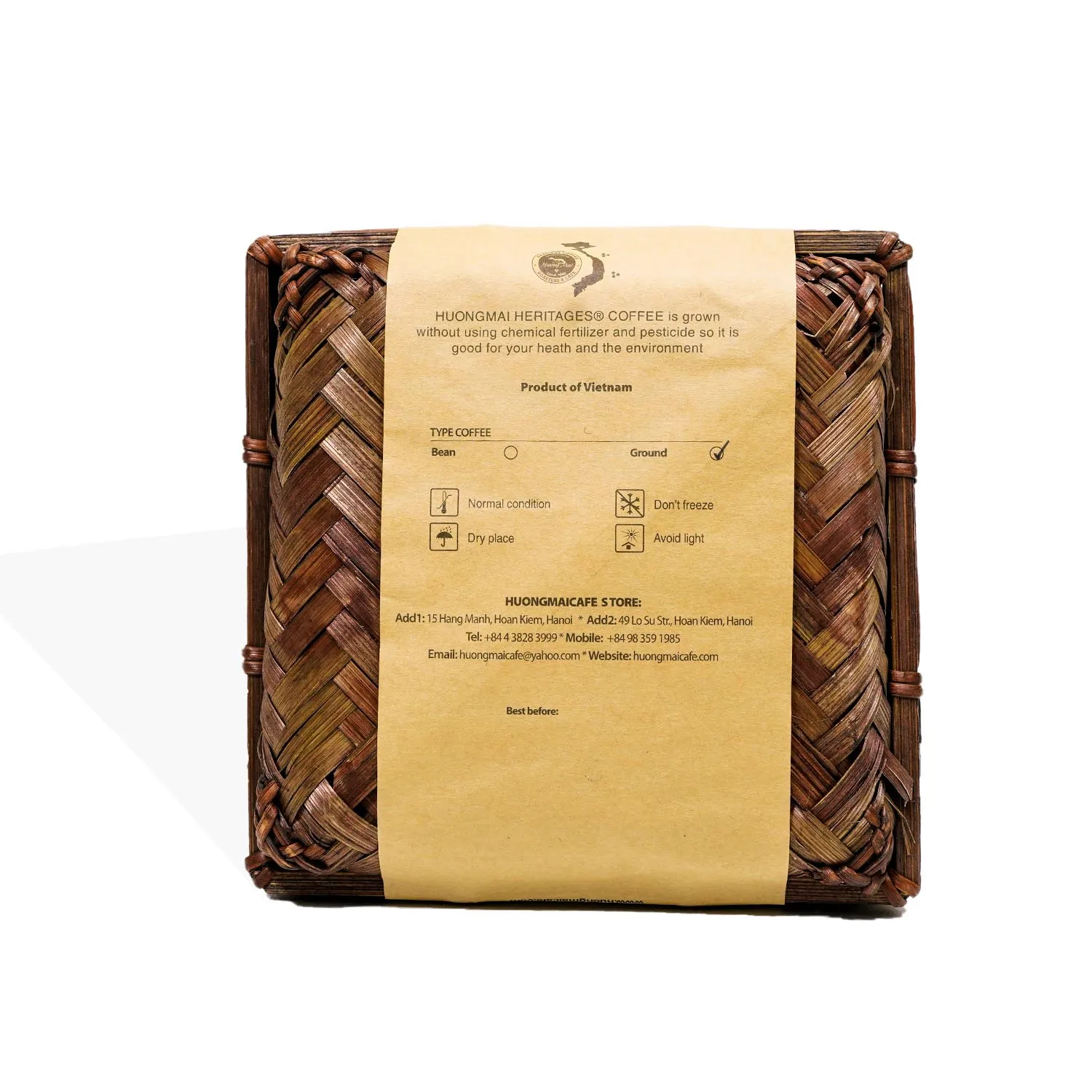 HERITAGE COFFEE BAMBOO BOX