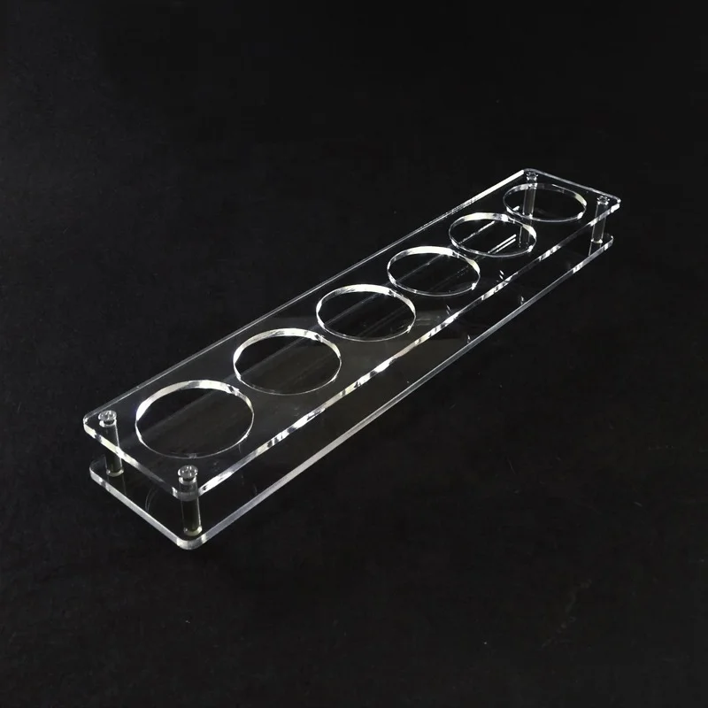 Clear plastic/acrylic/perspex display stand factory custom made plexiglass display rack