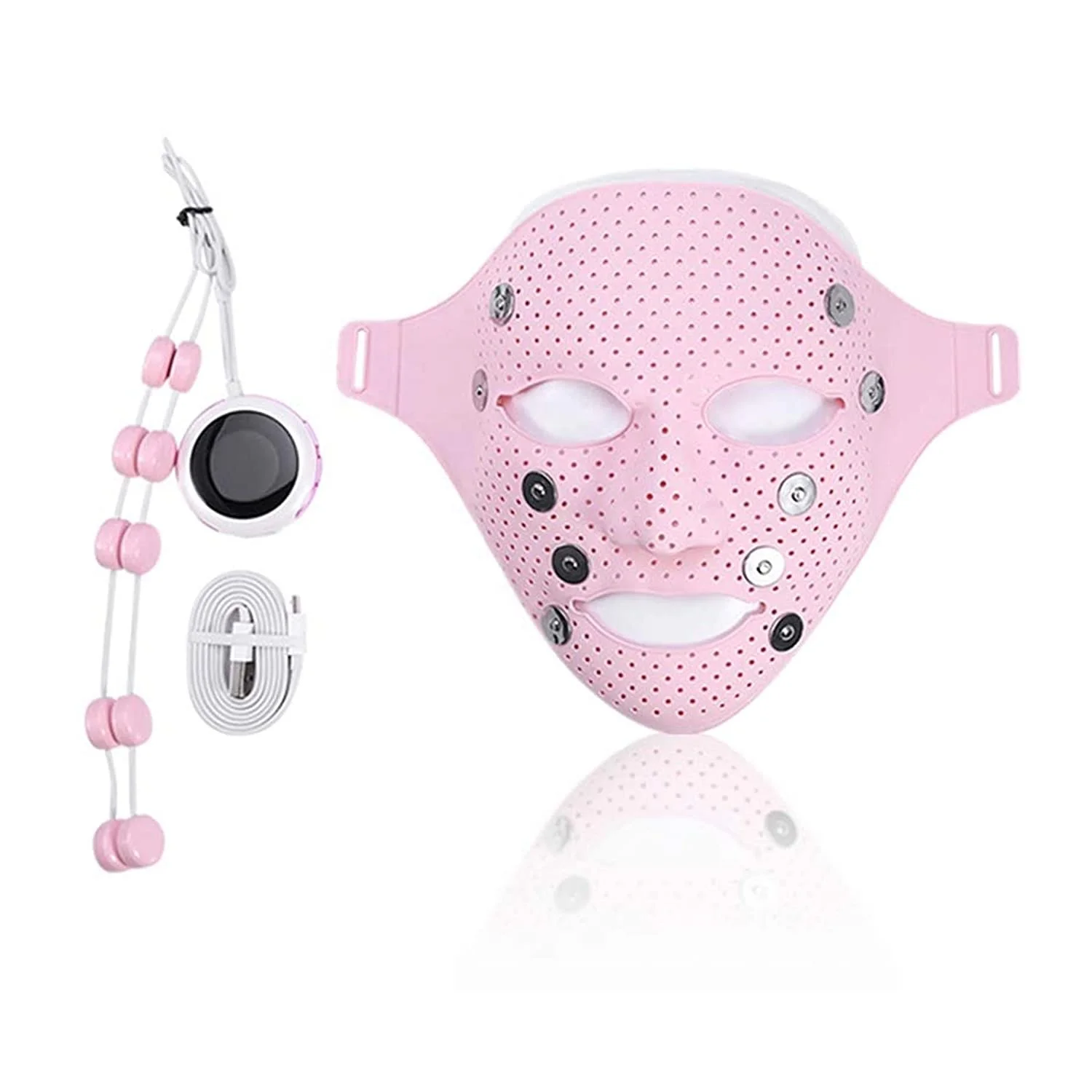 3D Magnet Vibratory Skin Rejuvenation Magic Face Lift Massager Custom Logo Anti Puffy Eyes Dark Circles Microcurrent Facial Mask