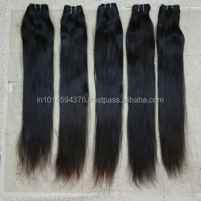 Крупные партии индийские прямые пучки волос производство в Южной Индии!