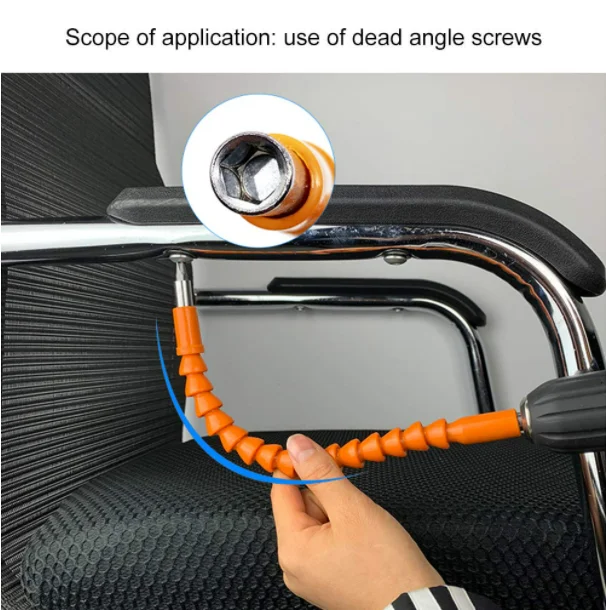 TOOLJOY Factory Flexible Extension Bit Holder For Connect Drive Shaft Tip Screwdriver Bit Multi-angle Adapter in Low Price